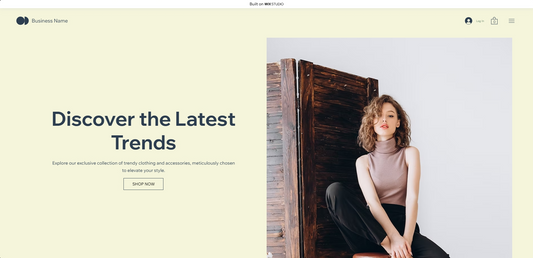 Wix Studio Template - Free Online Fashion Store(With Free SEO Service)